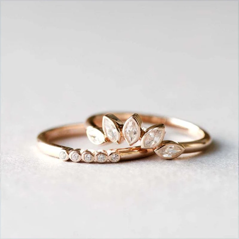 Set of Two Five Dots Rings - Image 7