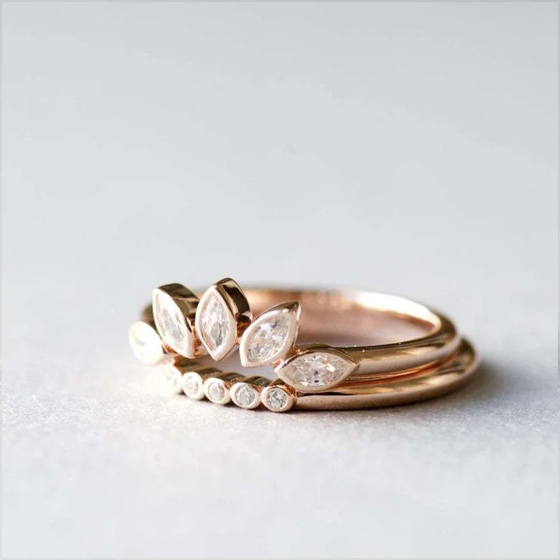 Set of Two Five Dots Rings - Image 8