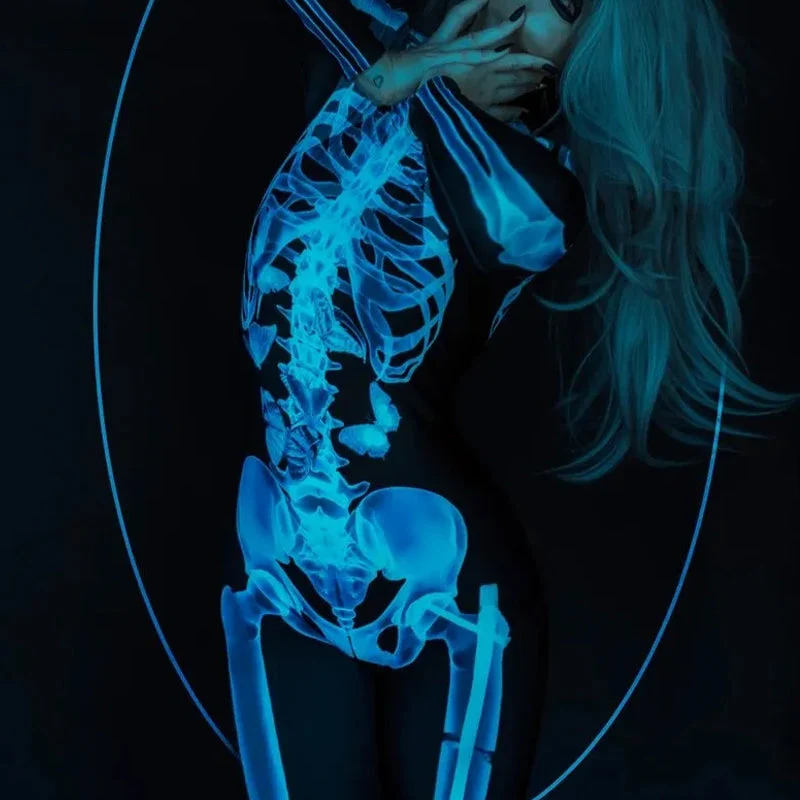 Sexy Skeleton Bodysuit - Image 2
