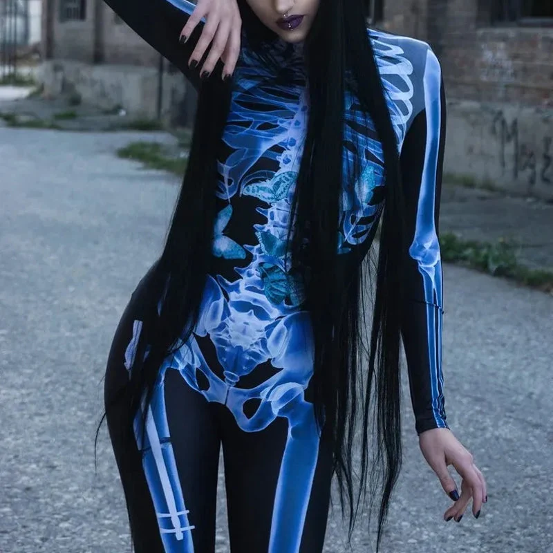 Sexy Skeleton Bodysuit - Image 3