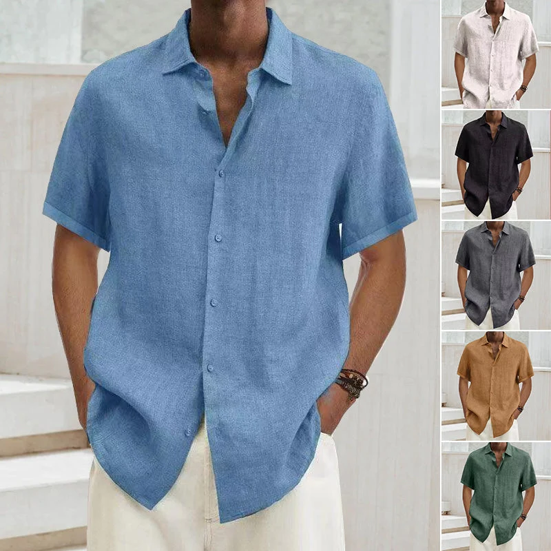 Short-sleeved summer shirt for men - Image 2