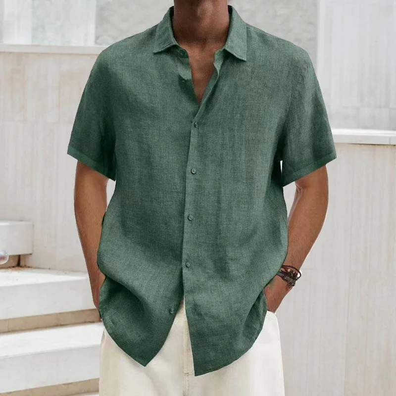Short-sleeved summer shirt for men - Image 5