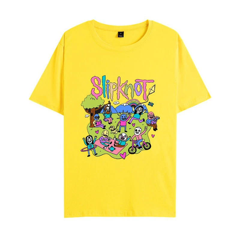 Slipknot Happy Times Playing Together T-shirt - Image 12