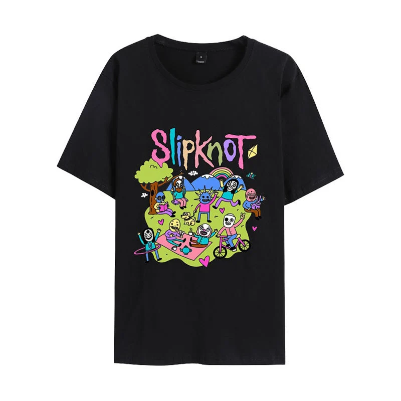 Slipknot Happy Times Playing Together T-shirt - Image 14