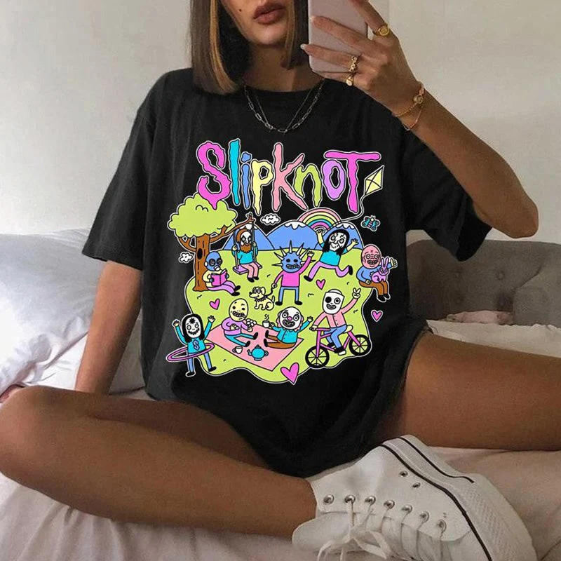 Slipknot Happy Times Playing Together T-shirt - Image 3