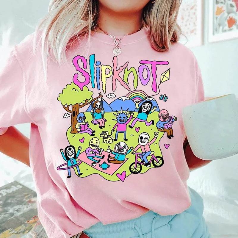 Slipknot Happy Times Playing Together T-shirt - Image 4