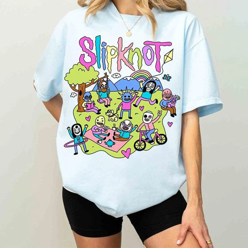 Slipknot Happy Times Playing Together T-shirt - Image 5