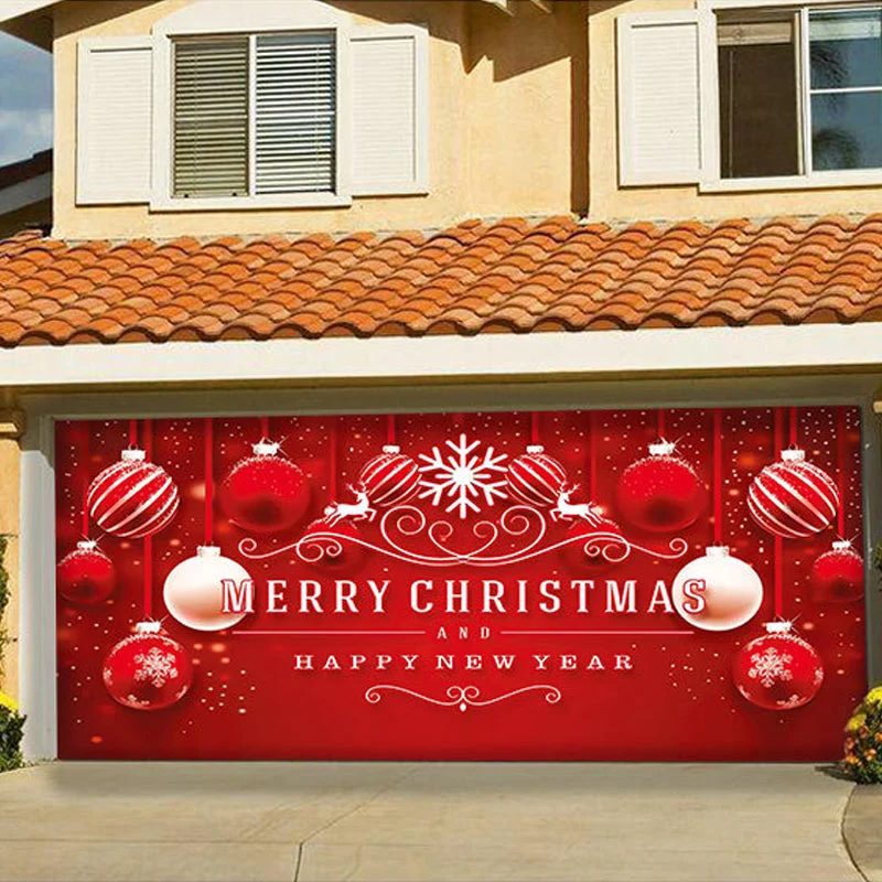 Snow Garage Door Banner Ornament - Image 2