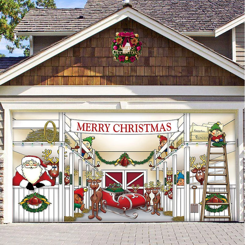 Snow Garage Door Banner Ornament - Image 21