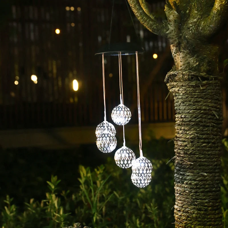 Solar Wind Chime Outdoor Light - Image 5