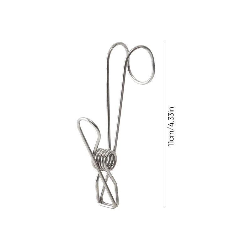 Stainless Steel Clothes Pins Hook Clip(10pcs) - Image 14