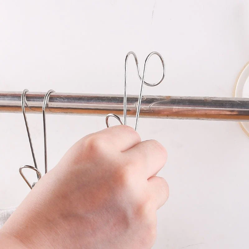 Stainless Steel Clothes Pins Hook Clip(10pcs) - Image 9