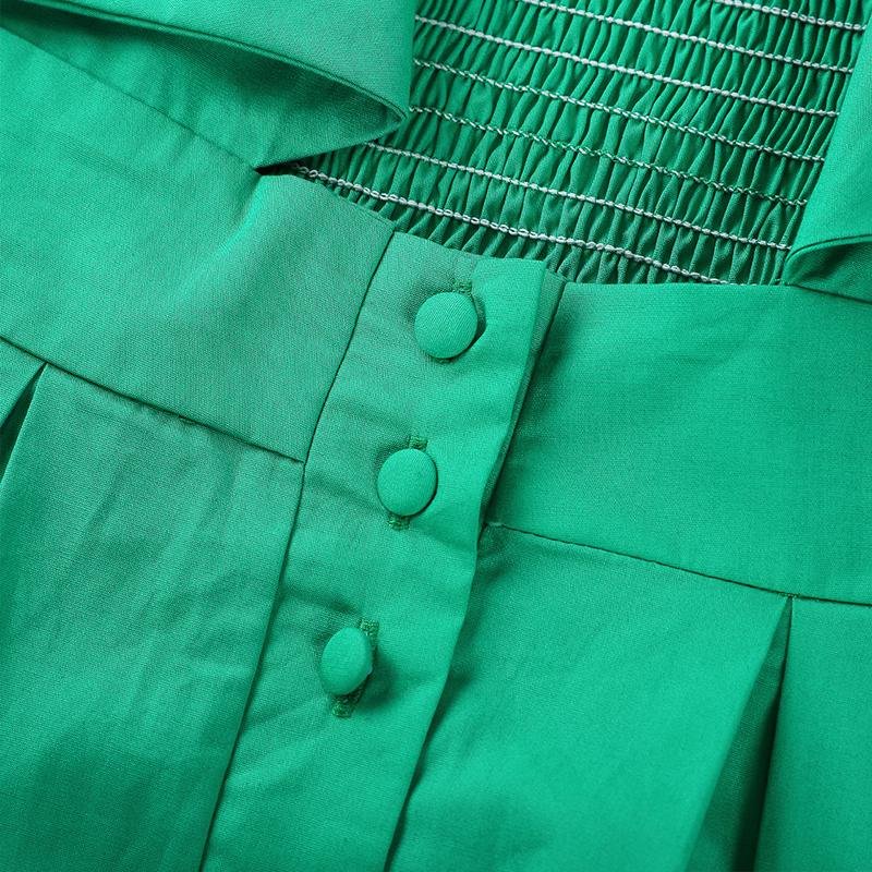 Strap Knitted Front Cutout Button Dress - Image 17