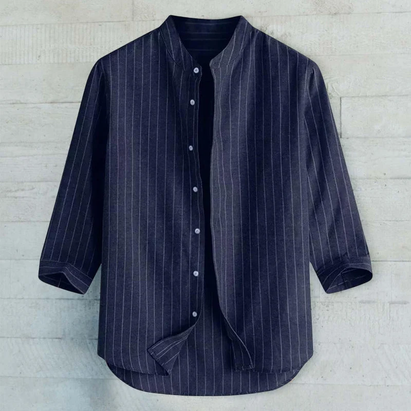 Striped Linen Shirt - Image 11