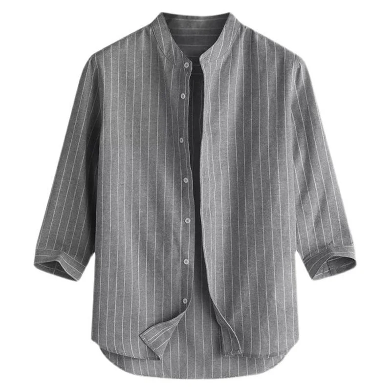 Striped Linen Shirt - Image 6