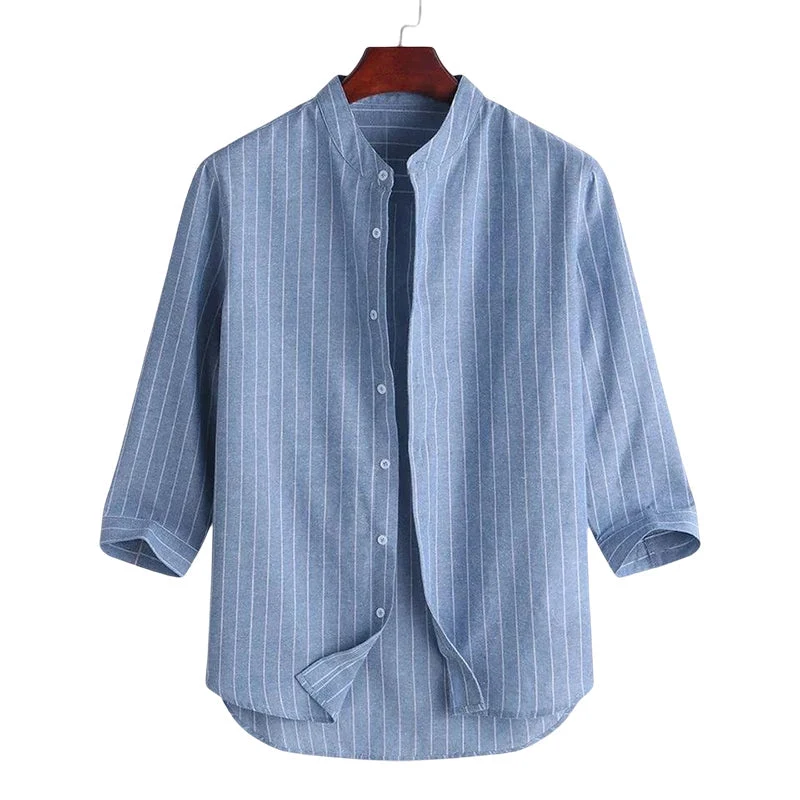 Striped Linen Shirt - Image 7