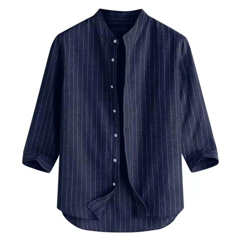 Striped Linen Shirt - Image 8