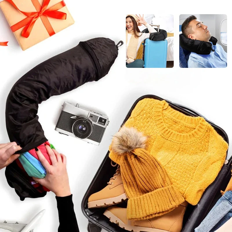 Stuffable Clothing Travel Neck Pillowcase - Image 16