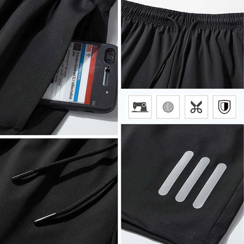 Summer Elastic Sports Shorts - Image 6
