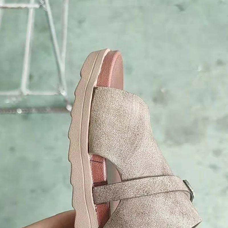 Summer flat retro flip-flop Casual Beach sandals for Women - Image 8