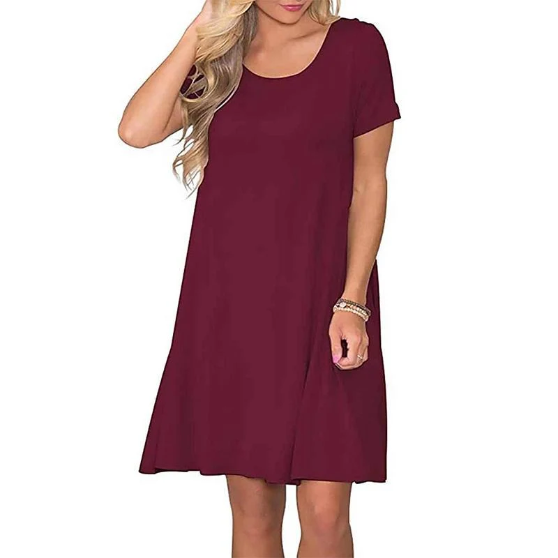 Summer Travel Short Sleeve Dress - Image 12