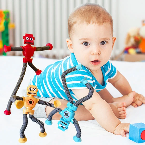 Telescopic Suction Cup Robot Toy - Image 4