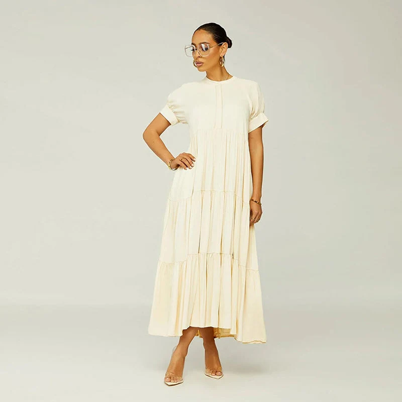 Tiered Midi Dress - Image 3
