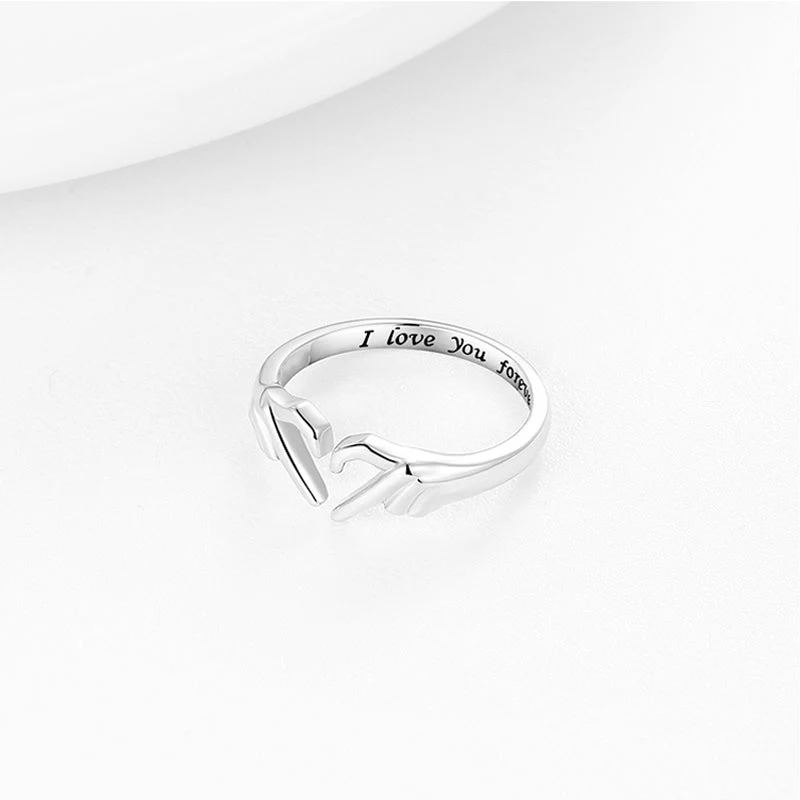 To My Daughter ‘I Love You Forever’ Heart Ring - Image 10