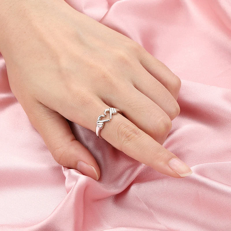 To My Daughter ‘I Love You Forever’ Heart Ring - Image 3