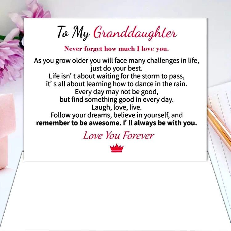 To My Granddaughter - I Will Always Be With You - Image 15