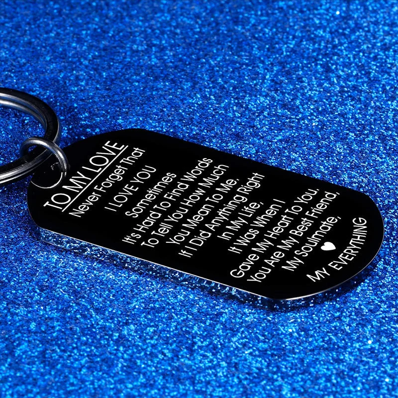 TO MY LOVE Motivational Keychain - Image 3