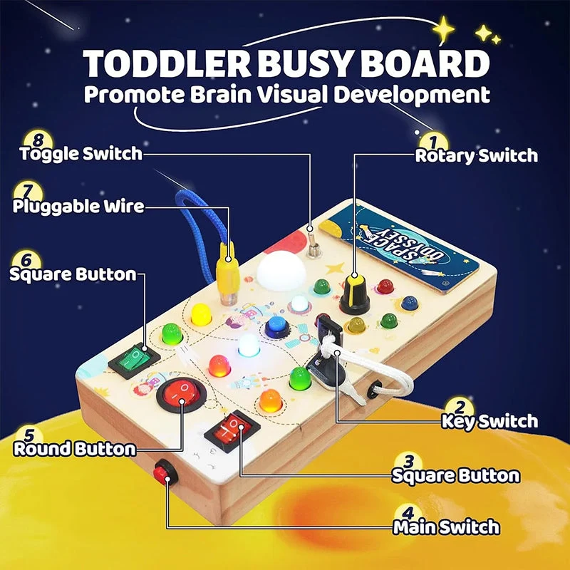 TODDLER BUSY BOARD - Image 3