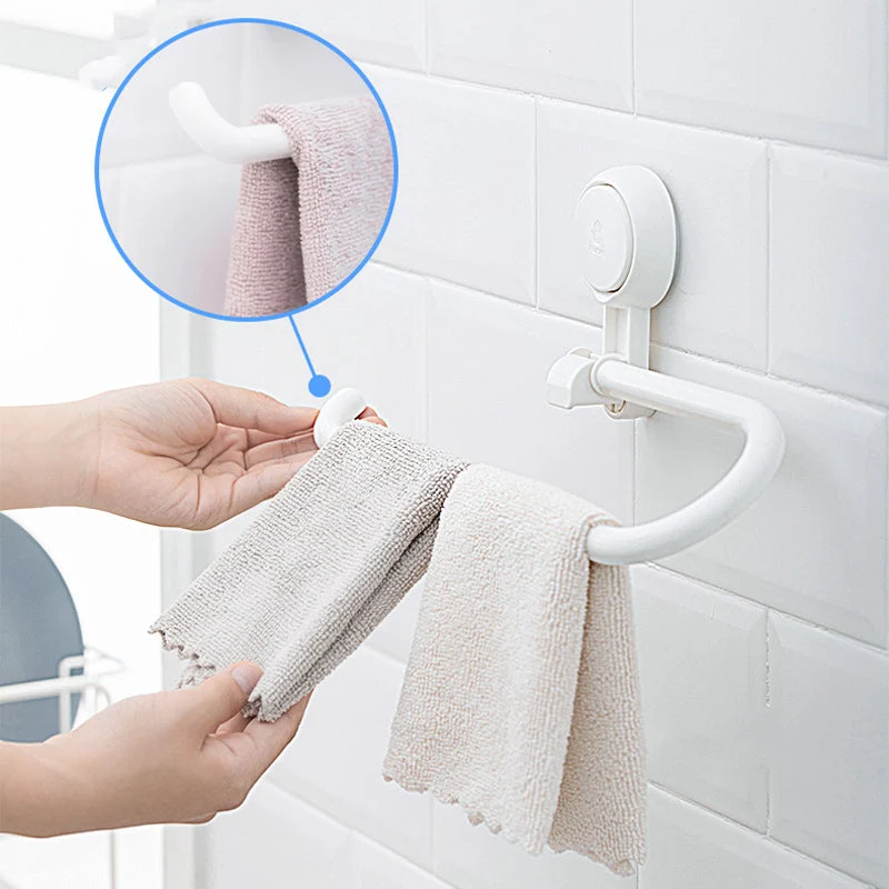 Towel Rack Roll Paper Storage Holder - Image 9