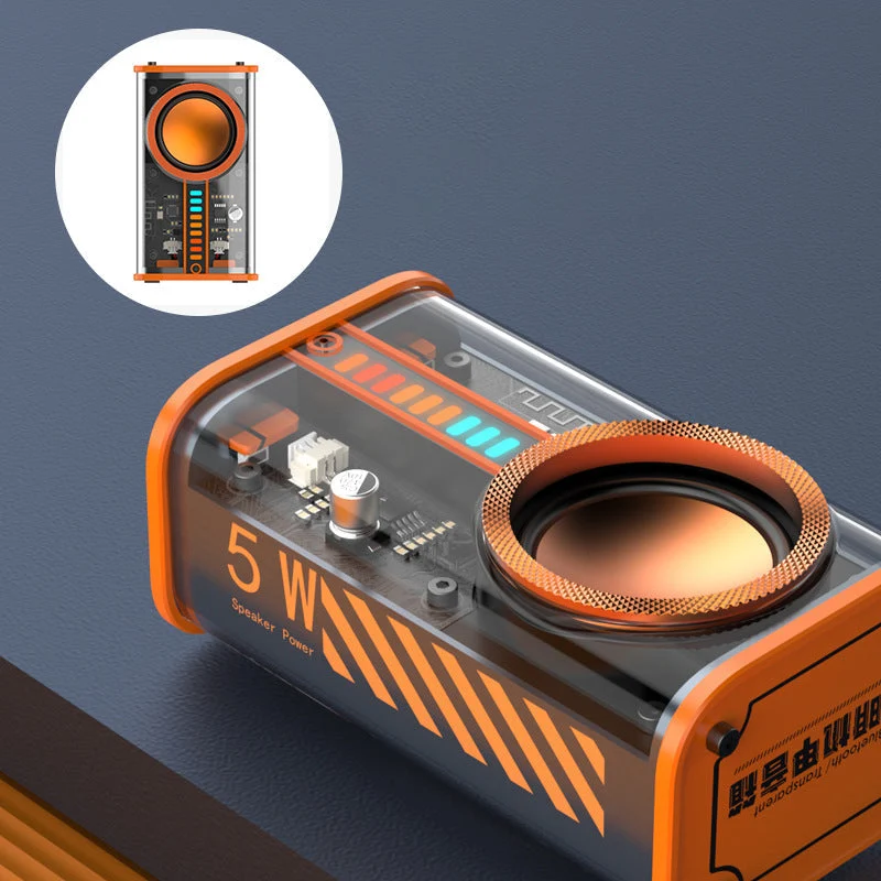 Transparent Mecha Wireless Bluetooth Speaker - Image 11
