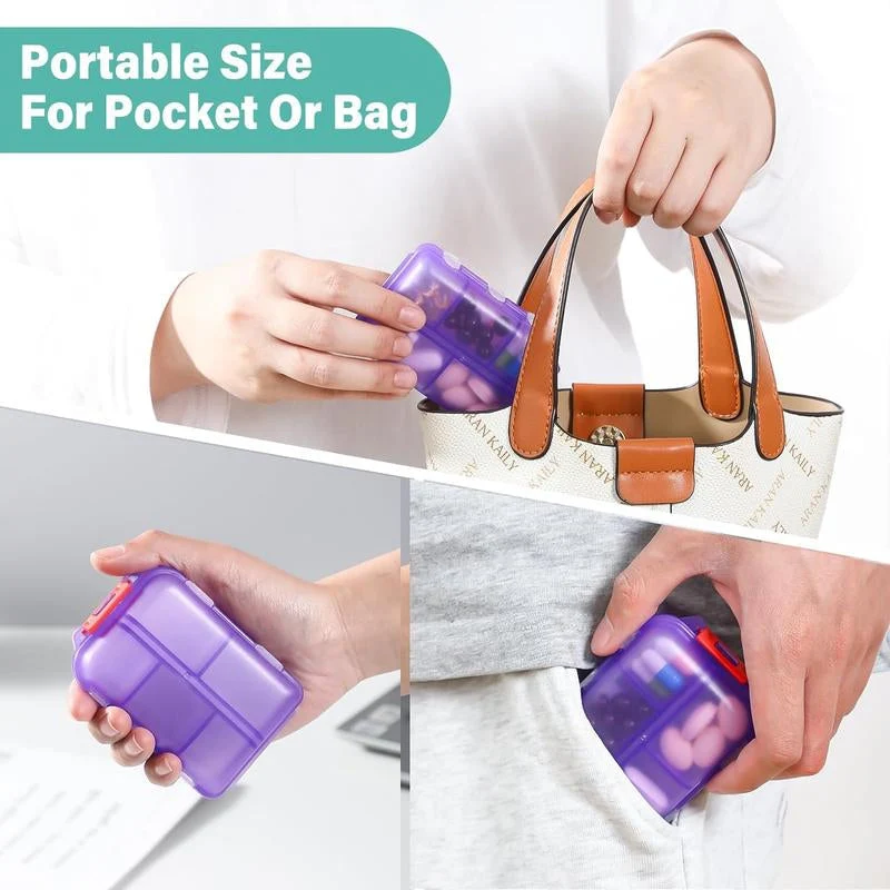 Travel Pill Organizer Box (161 Labels for Customization) - Image 4