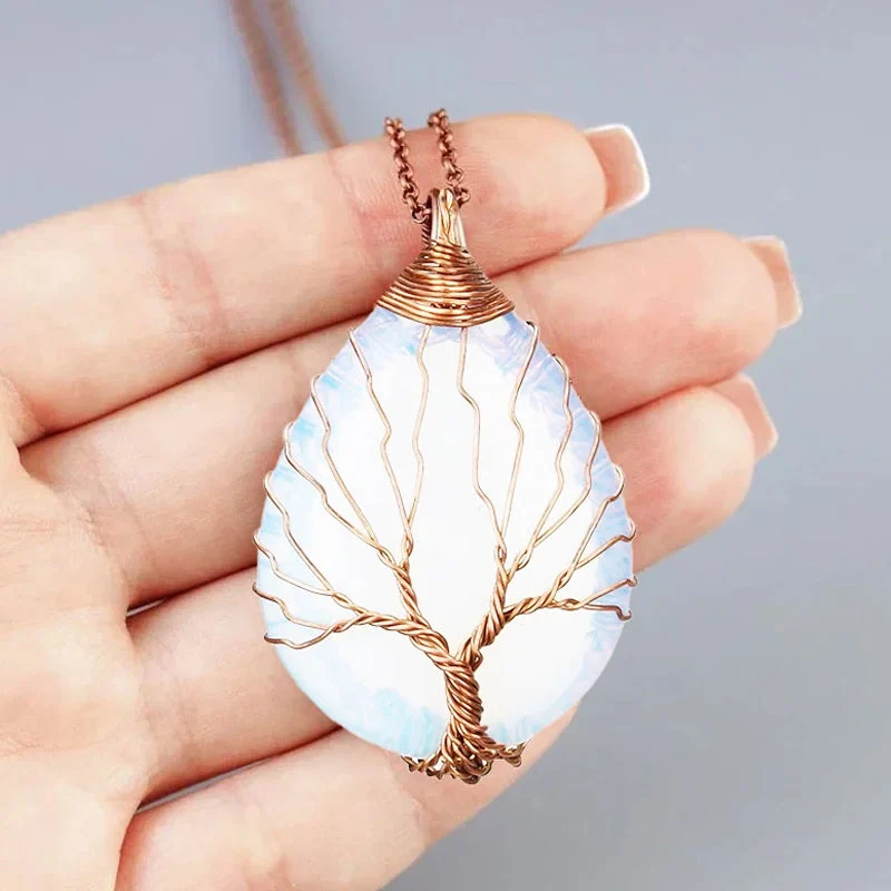 Tree of Life Opal Necklace - Image 2