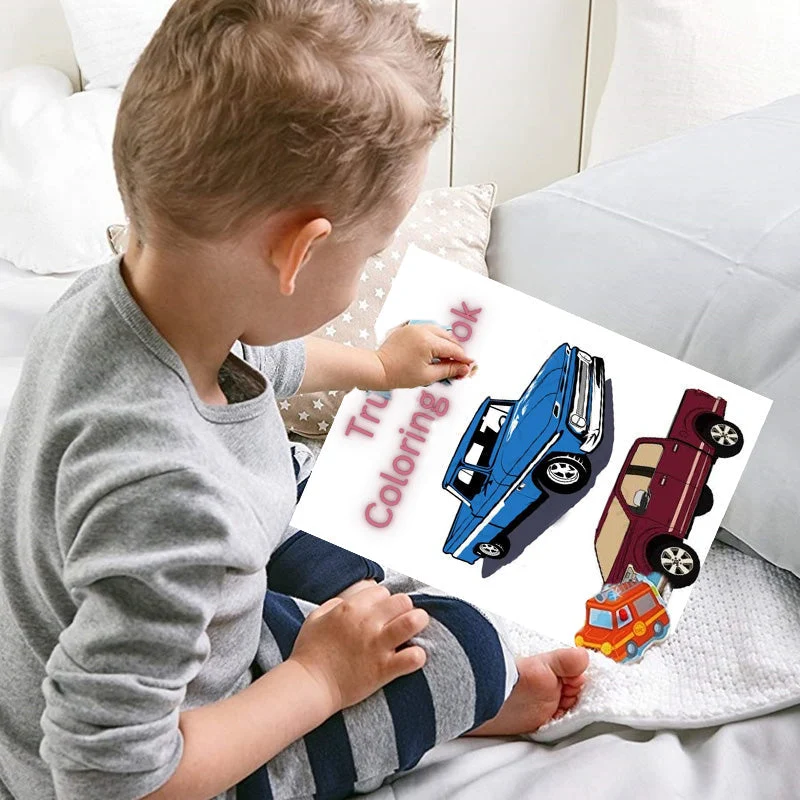 Trucks Coloring Book - Image 5