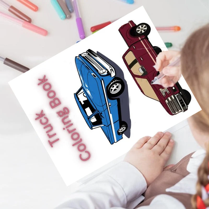 Trucks Coloring Book - Image 7