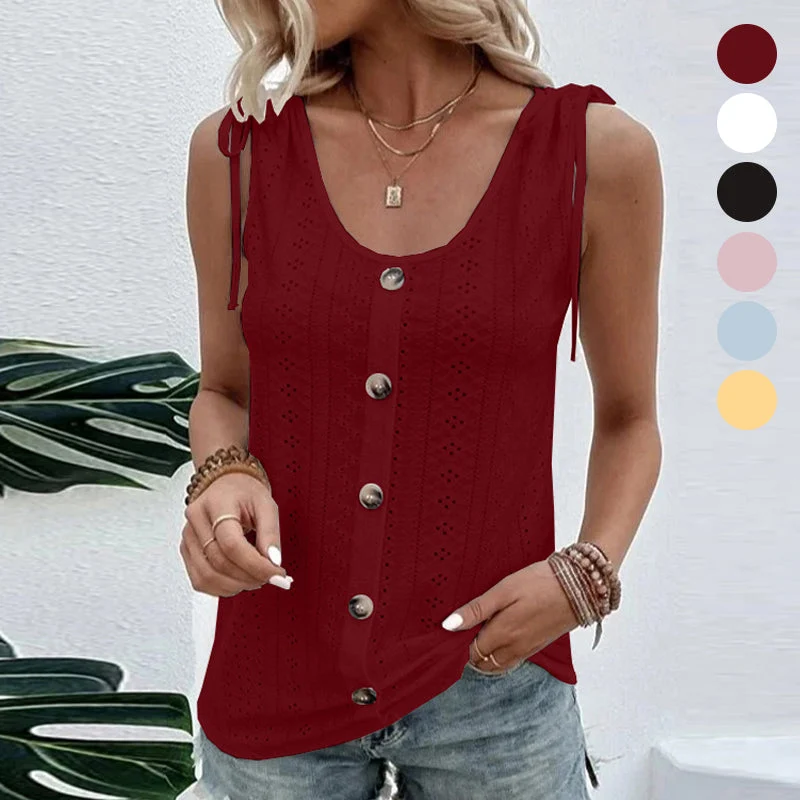 U-neck Vest T-shirt - Image 2