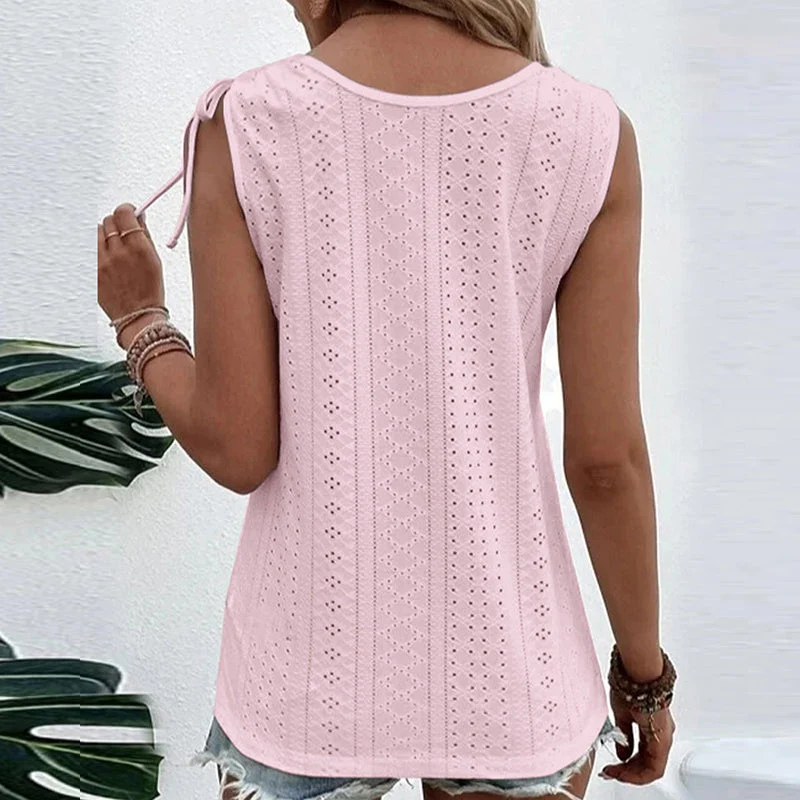 U-neck Vest T-shirt - Image 8
