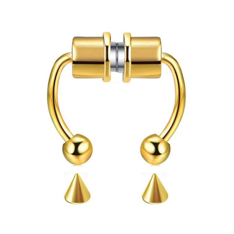 U-Shaped Magnetic Nose Ring - Image 6