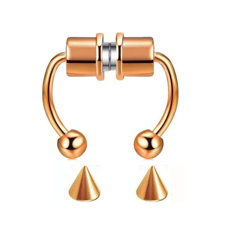 U-Shaped Magnetic Nose Ring - Image 7