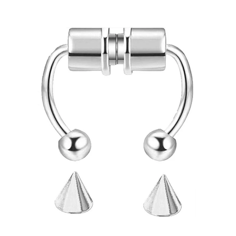 U-Shaped Magnetic Nose Ring - Image 8
