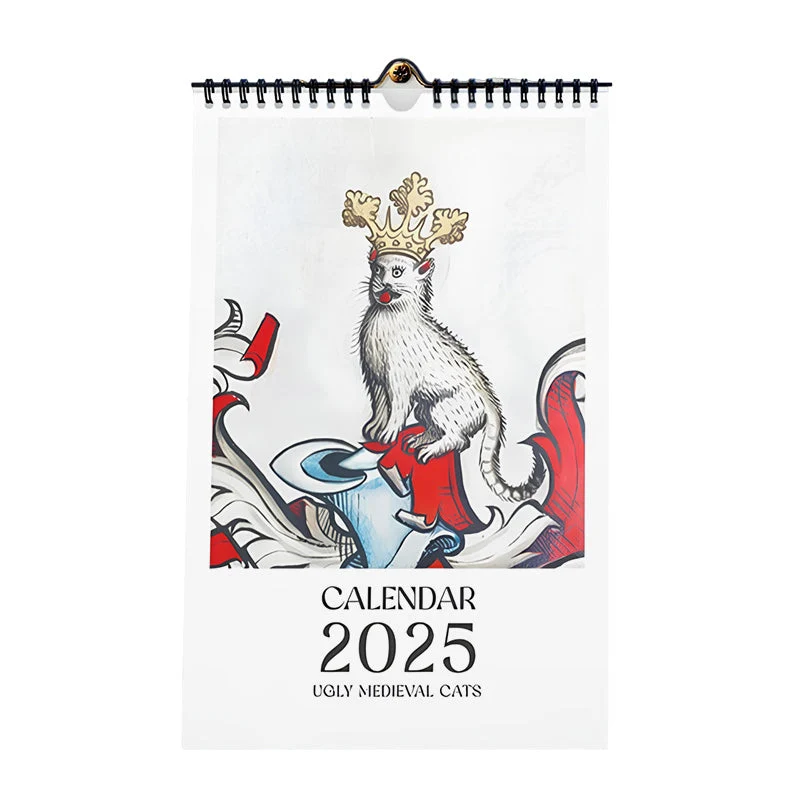 Ugly Medieval Cats Calendar 2025 - Image 11