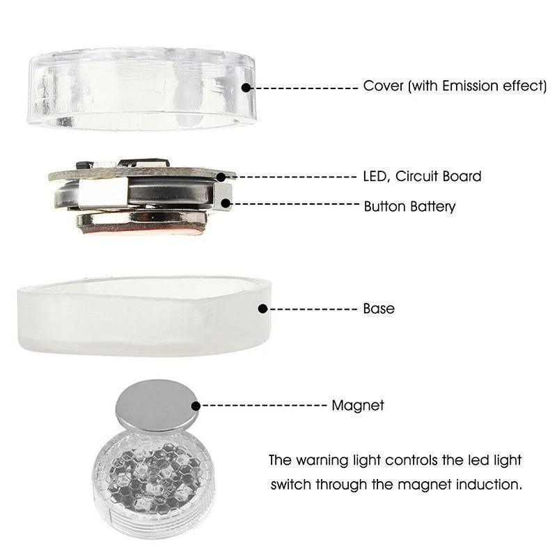 Universal Car Door led Opening Warning Signal Light (2pcs) - Image 7