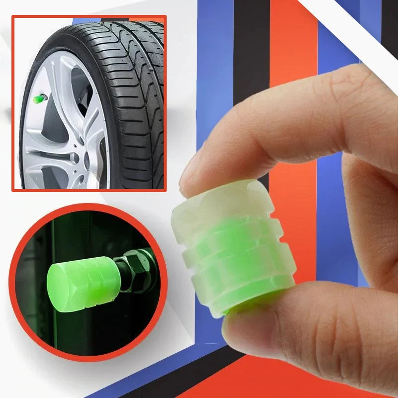Universal Fluorescent Tire Valve Caps (4 PCS/Set) - Image 13
