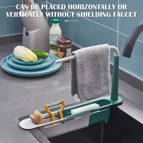 Updated Telescopic Sink Storage Rack - Image 2