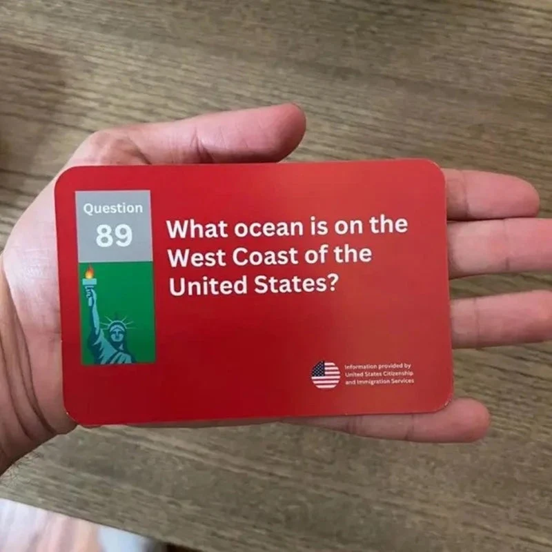 US Citizenship Flash Cards 2024 - Image 10