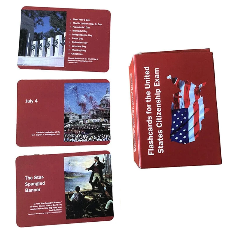 US Citizenship Flash Cards 2024 - Image 2