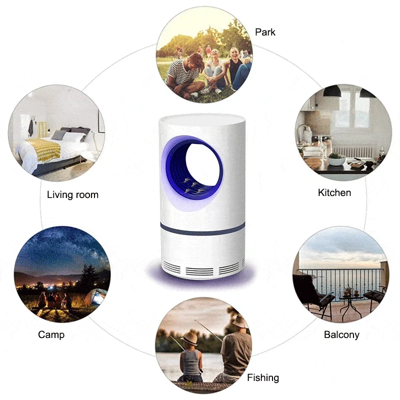 USB Photocatalytic Mosquito Killer Light - Image 7